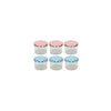 Deti weckglas weckpot jampot met geruit schroefdeksel 230 ml pak a 6 stuks