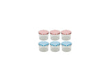 Deti weckglas weckpot jampot met geruit schroefdeksel 230 ml pak a 6 stuks - afbeelding 1