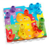 Quercetti stapelspel jumbo peggy junior karton 45-delig - afbeelding 2
