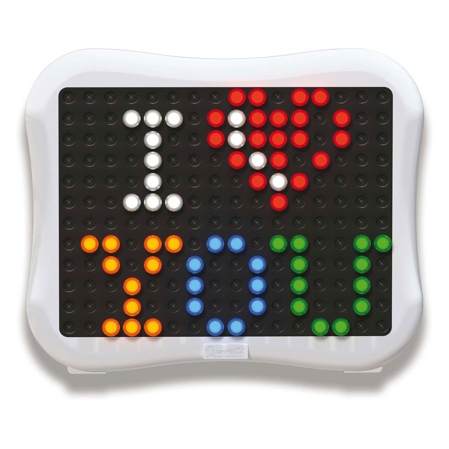 Quercetti peg brite mozaïek led junior 122-delig
