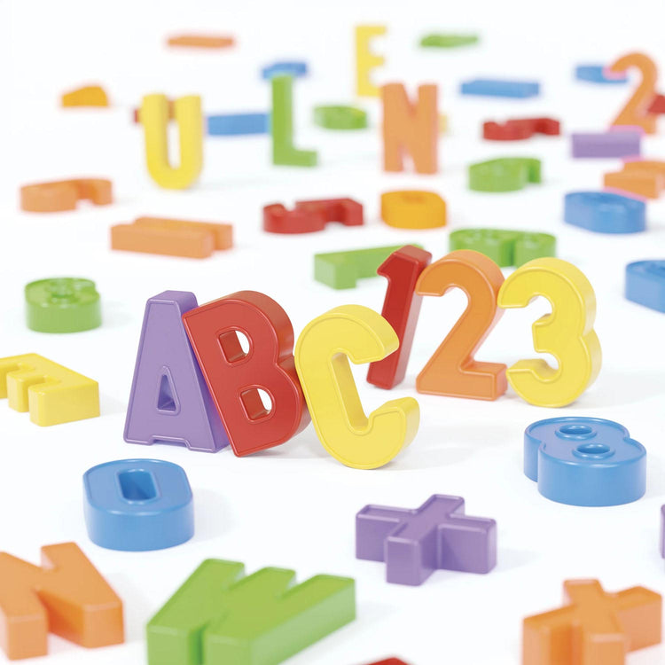 Quercetti magneten set hoofdletters en cijfers 106-delig | 2 stuks