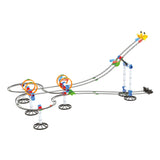 Quercetti knikkerbaan skyrail league 7,5 meter racebaan speelgoed. - afbeelding 4