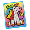 Quercetti pixel art mozaïek eenhoorn 880dlg educatief speelgoed.