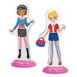 Quercetti magnetische mode aankleedpop best friends - 57dlg. - afbeelding 2