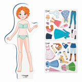 Quercetti magnetische mode aankleedpop, 29dlg. - afbeelding 2
