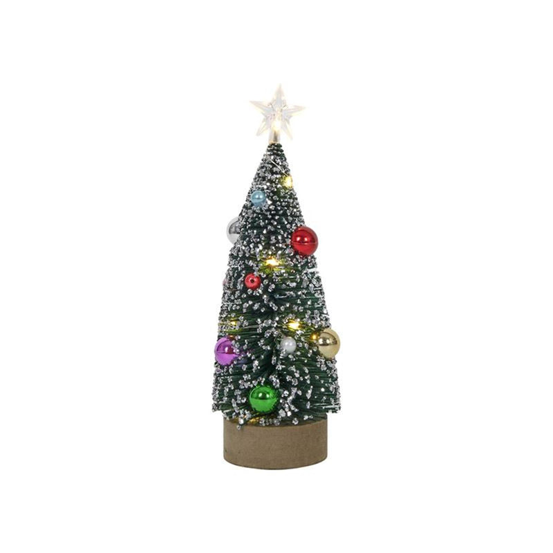 Svenska living kerstboom 10led 24cm op houten standaard