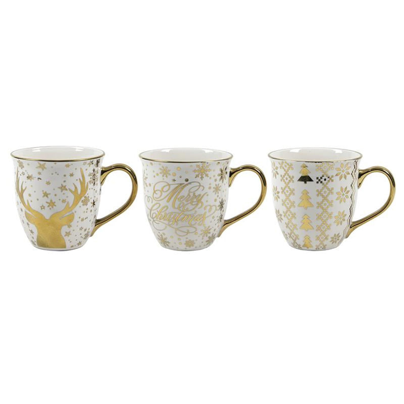 Svenska living kerstmok goud 400ml ø11x10,8cm