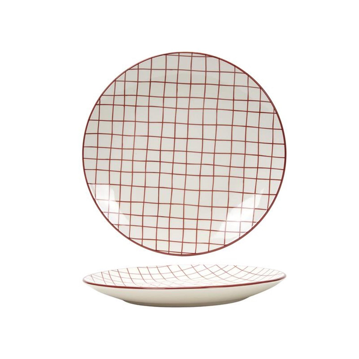 Svenska living bord 'berry' rood ø26,5cm