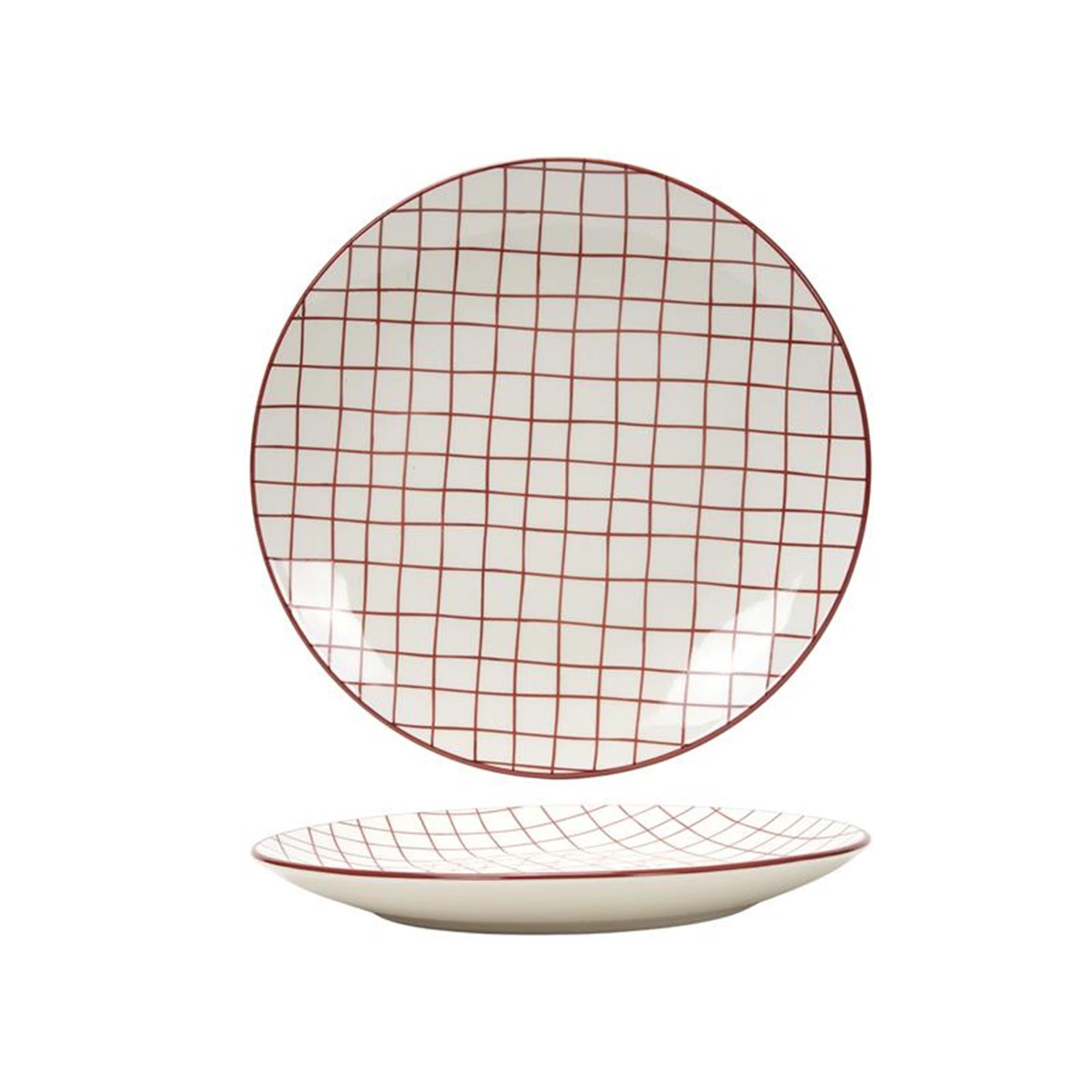 Svenska living bord 'berry' rood ø26,5cm