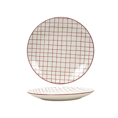 Svenska living bord 'berry' rood ø26,5cm