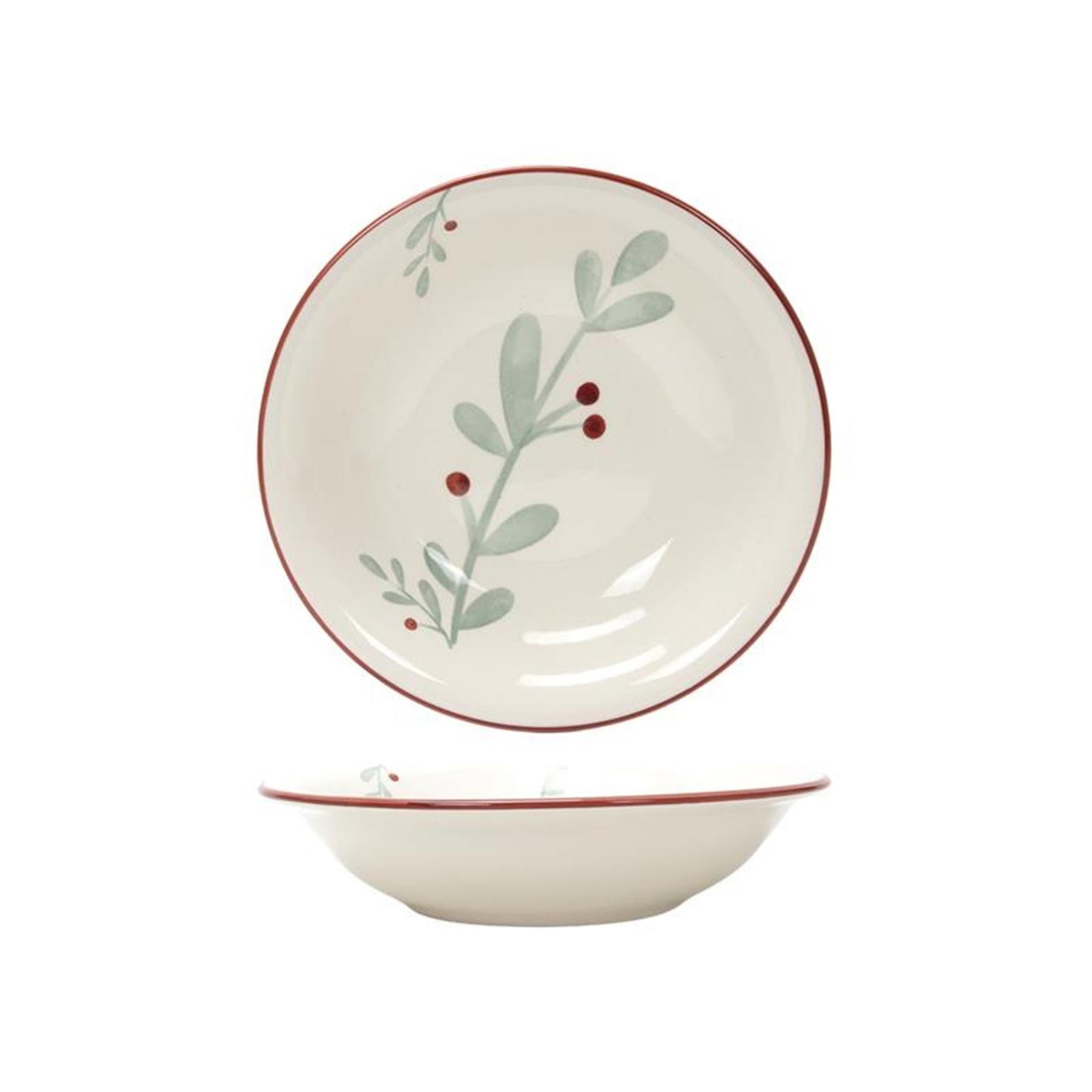 Svenska living diepbord 'berry' rood ø20,5cm