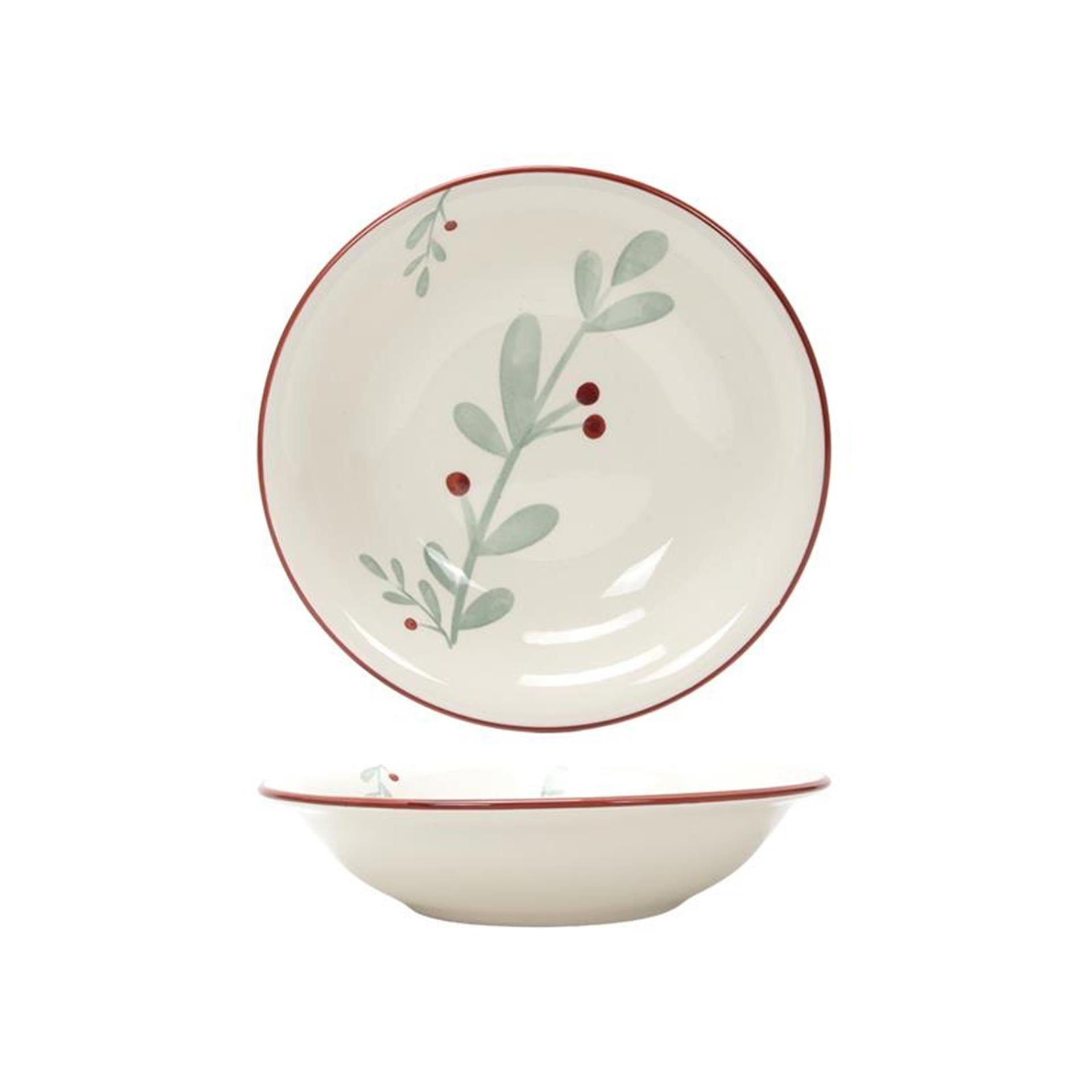 Svenska living diepbord 'berry' rood ø20,5cm
