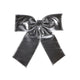 Svenska living hangdeco kerststrik 28x28cm zilver