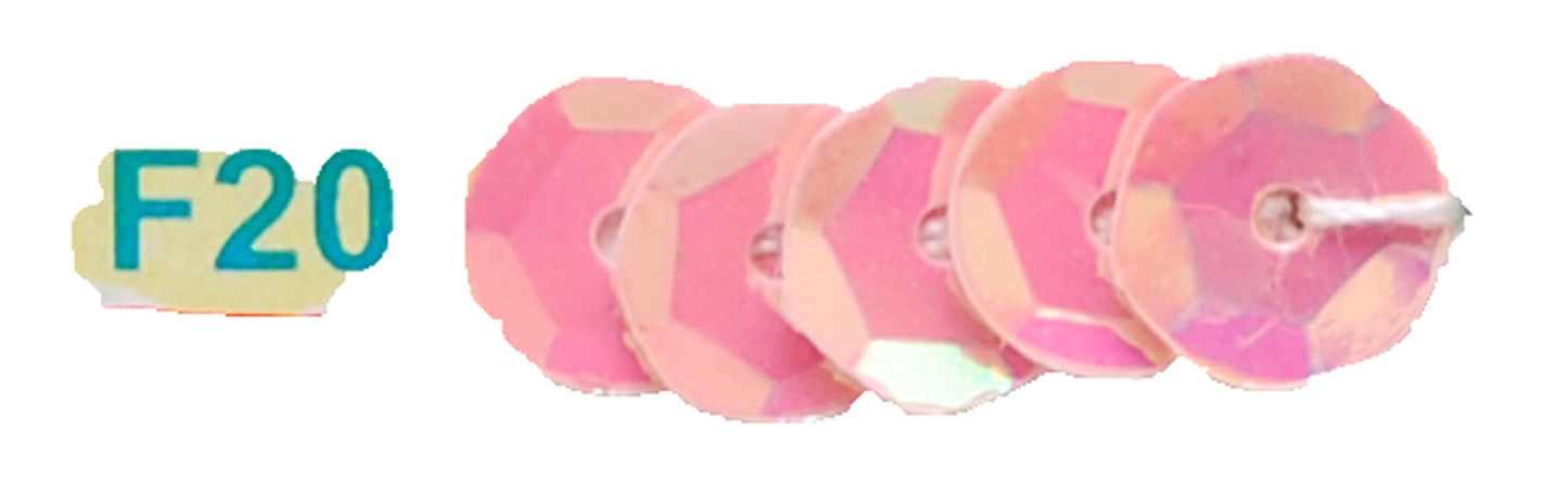 Vaessen creative • pailletten flat pastel 6mm 450g roze