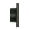 Renson 1068946 - inbouw dampkaprooster 633 inox zwart (dia 125) | 2 stuks