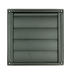Renson 1068947 - inbouw dampkaprooster 633 inox zwart (dia 150) | 2 stuks