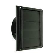 Renson 1068947 - inbouw dampkaprooster 633 inox zwart (dia 150) | 2 stuks - afbeelding 2
