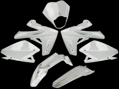 Edge plaatset 7-delig voor rieju mrt 50 sm - wit