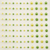 Vaessen creative • zelfklevende halve parels 3+5mm 108pcs prairie