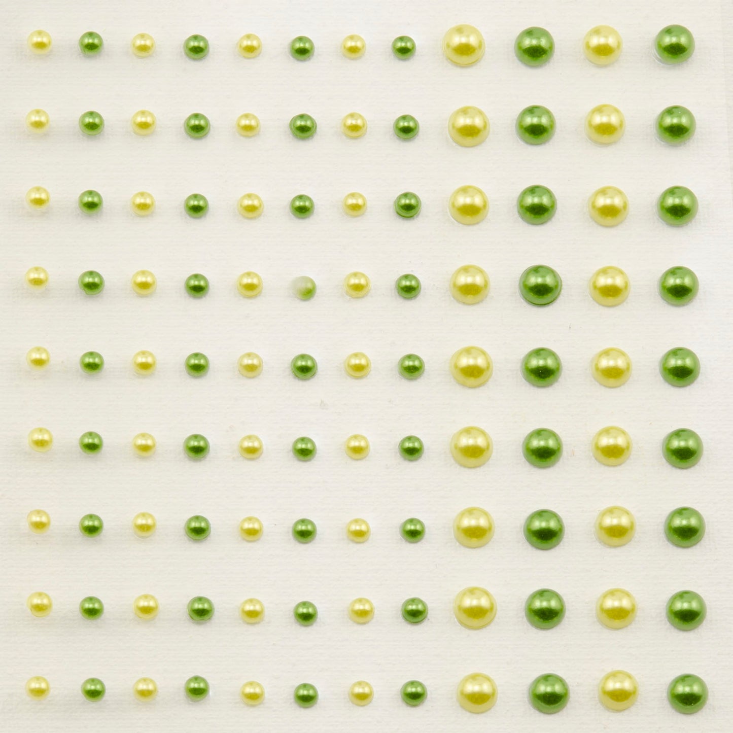 Vaessen creative • zelfklevende halve parels 3+5mm 108pcs prairie