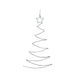 Svenska living led wanddecoratie kerstboom groen 100x60cm 100led 8f ip44 3xaa