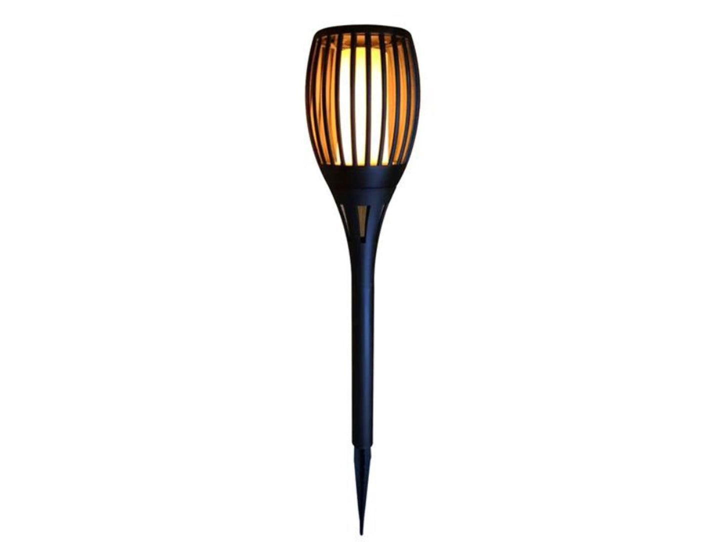 Svenska living lumineo led solaar tuinfakkel met vlam effect 58cm