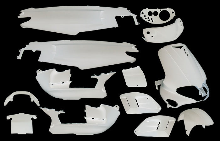 Edge plaatset 15-delig voor gilera runner tot bouwjaar 08-2005 - glanzend wit