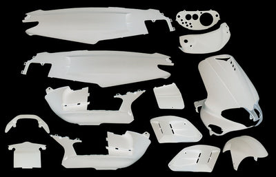 Edge plaatset 15-delig voor gilera runner tot bouwjaar 08-2005 - glanzend wit