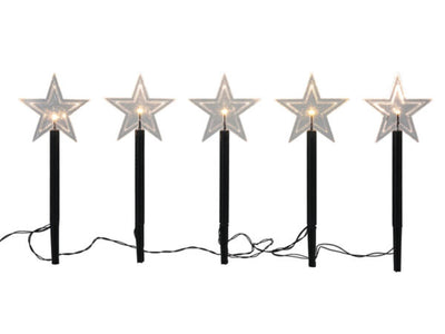 Svenska living tuinstekerset 5-delig led ster + timer