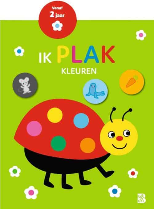 De ballon stickerboek peuters ik plak - kleuren