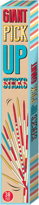 Retr-oh grote mikado spel groot xxl buitenspel - 38 stokken - 50cm lang