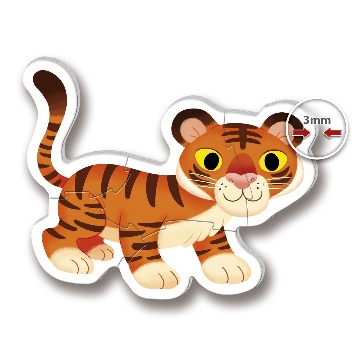 Clementoni puzzel 2-3-4-5 my first puzzel wild animals