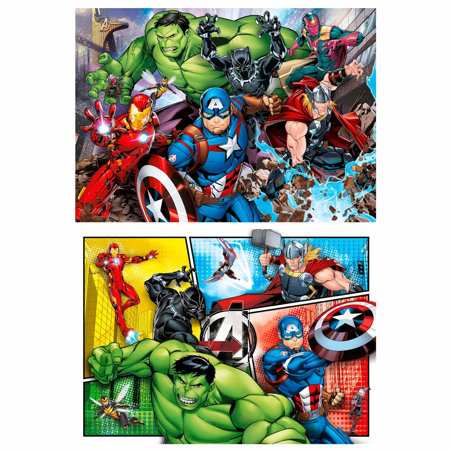 Clementoni puzzel the avengers, 2x60st.