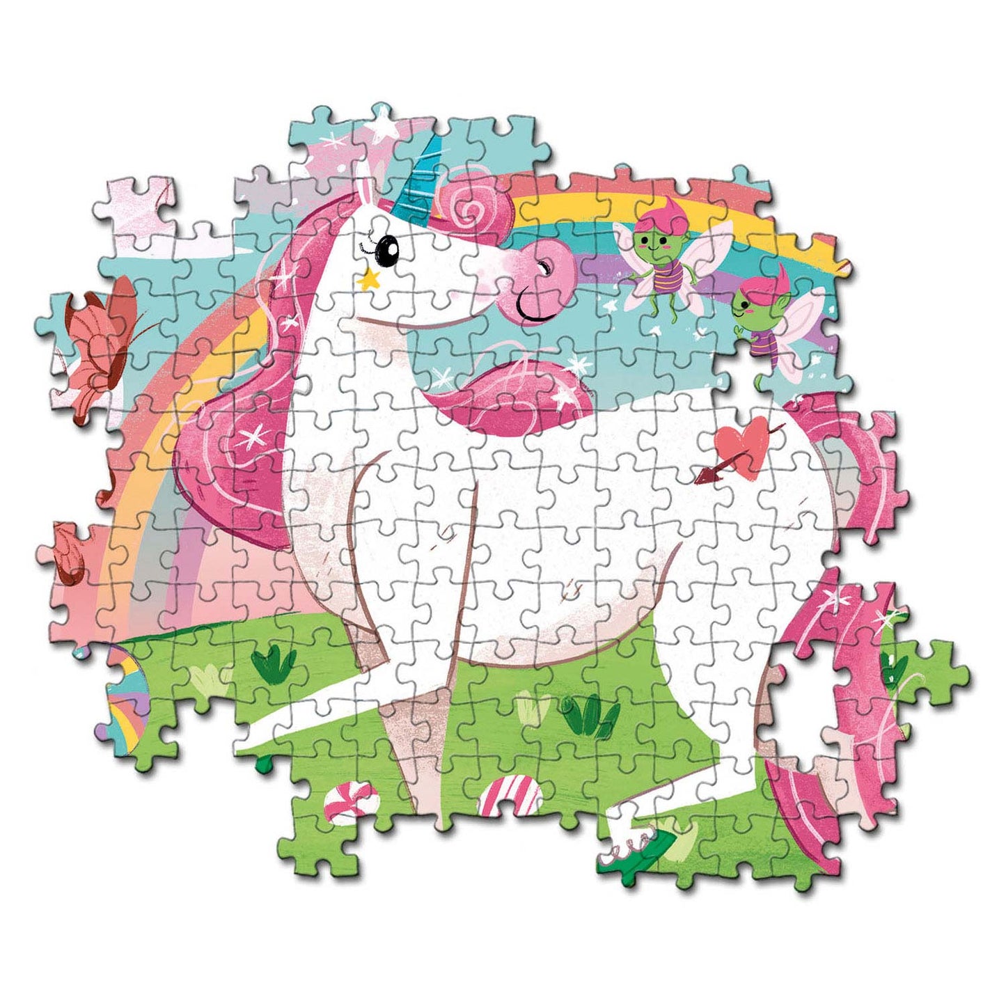 Clementoni puzzel eenhoorn, 104st.