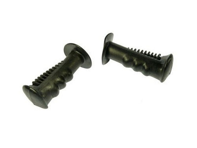 White label vleugelhandvatset 110mm zwart