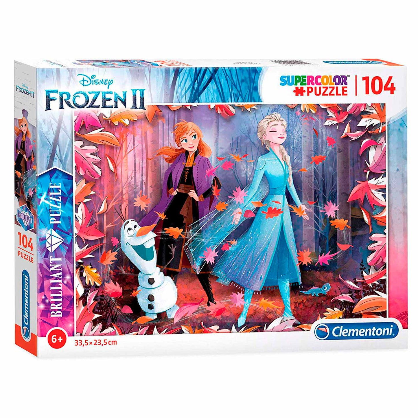 Clementoni Brilliant Puzzel Disney Frozen 2, 104st.