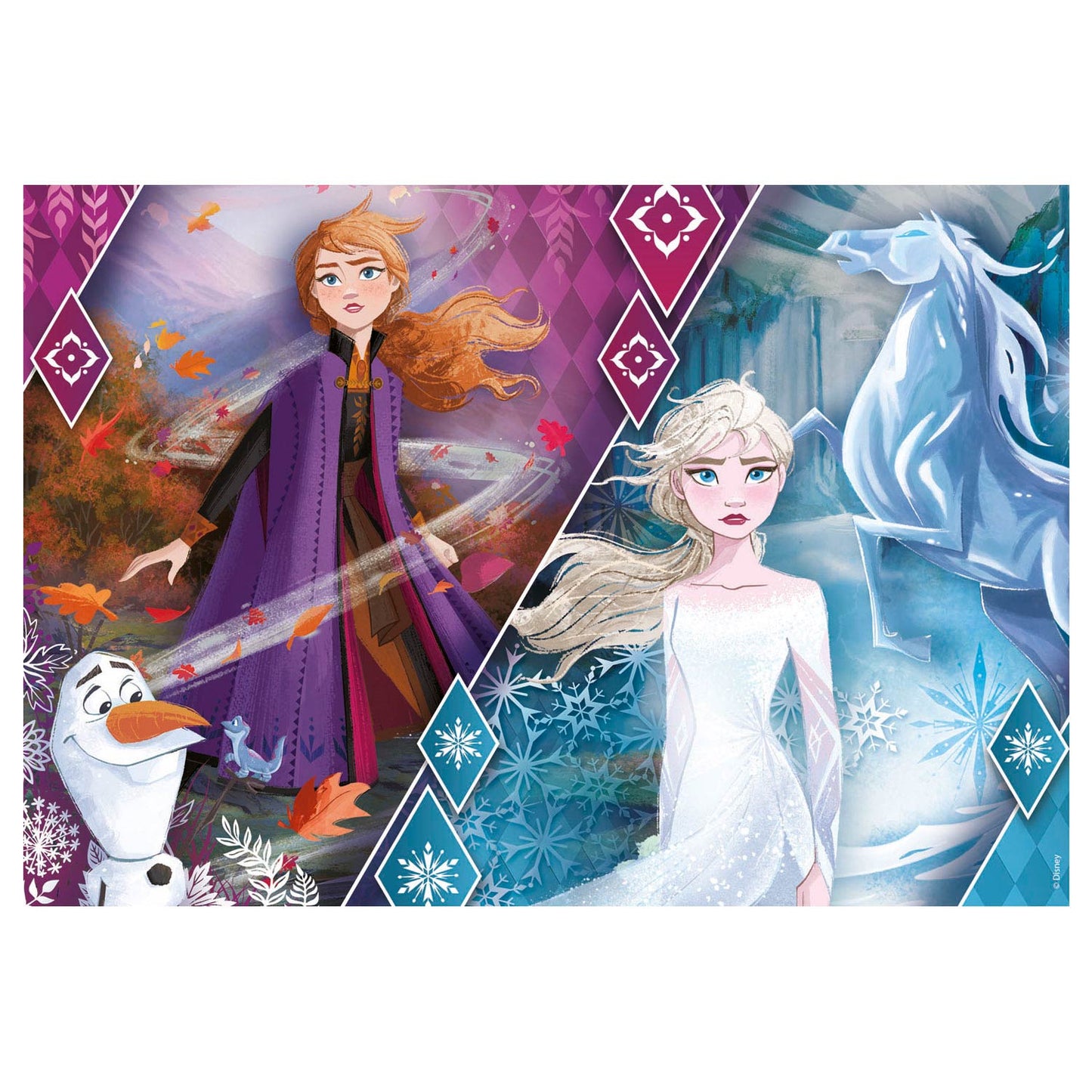 Clementoni Glitter Puzzel Disney Frozen 2, 104st.