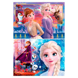 Disney clementoni puzzel frozen 2, 2x60st. - afbeelding 2
