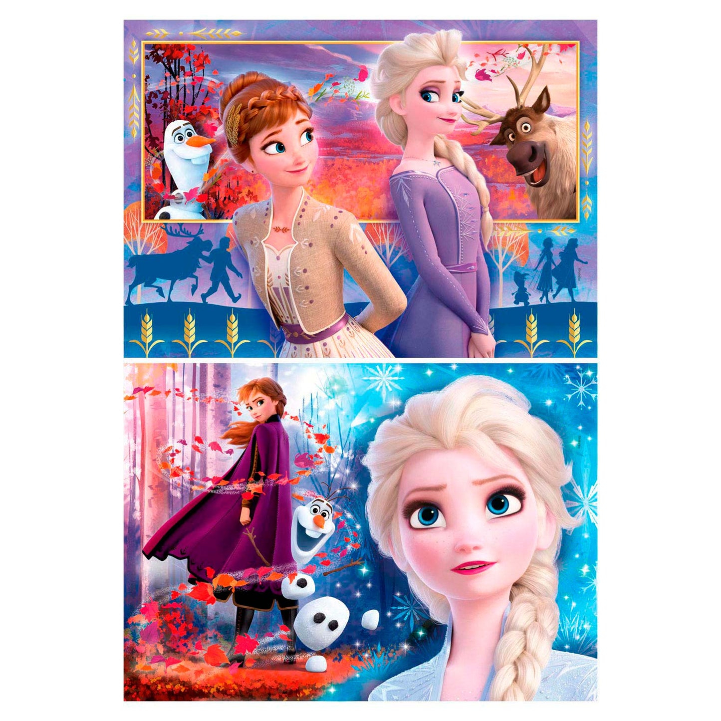 Clementoni puzzel 2x60pcs frozen 2