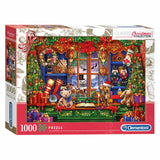 Clementoni Puzzel Kerst Speelgoedwinkel, 1000st. - afbeelding 1