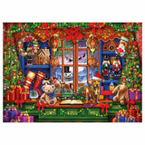 Clementoni Puzzel Kerst Speelgoedwinkel, 1000st. - afbeelding 2