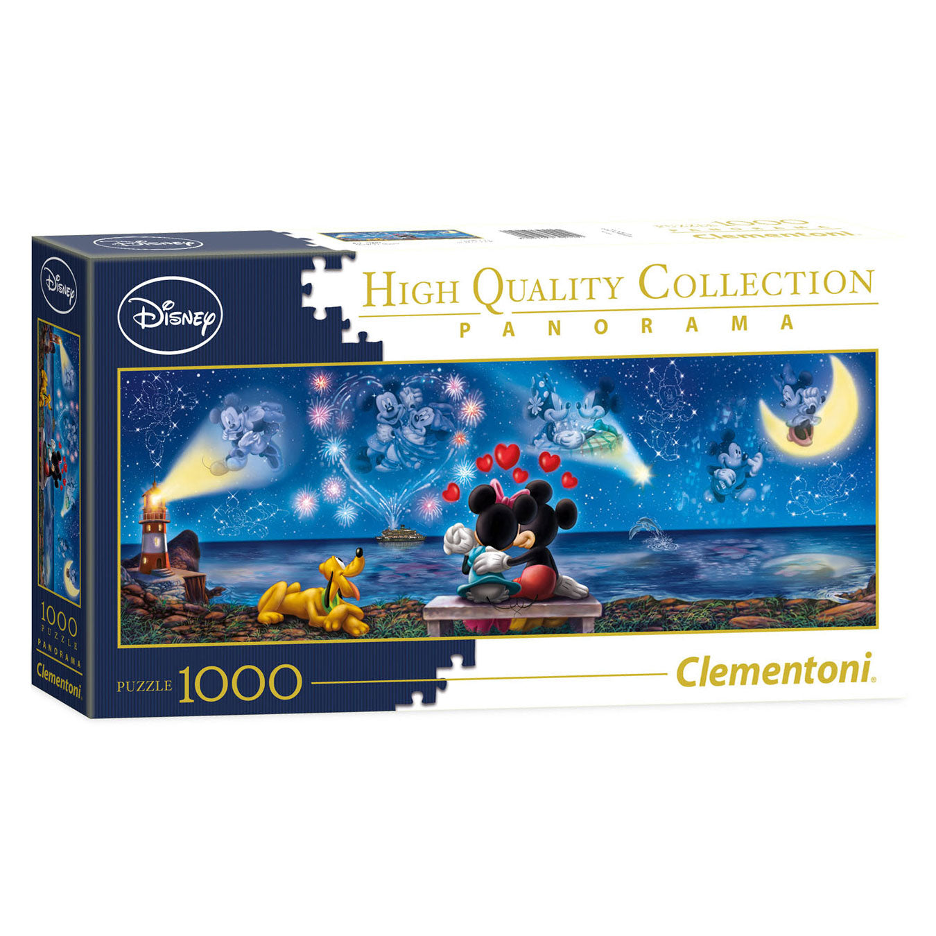 Disney Panorama Puzzel Mickey Minnie, 1000st.