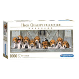 Clementoni panorama puzzel beagles, 1000st. - afbeelding 1