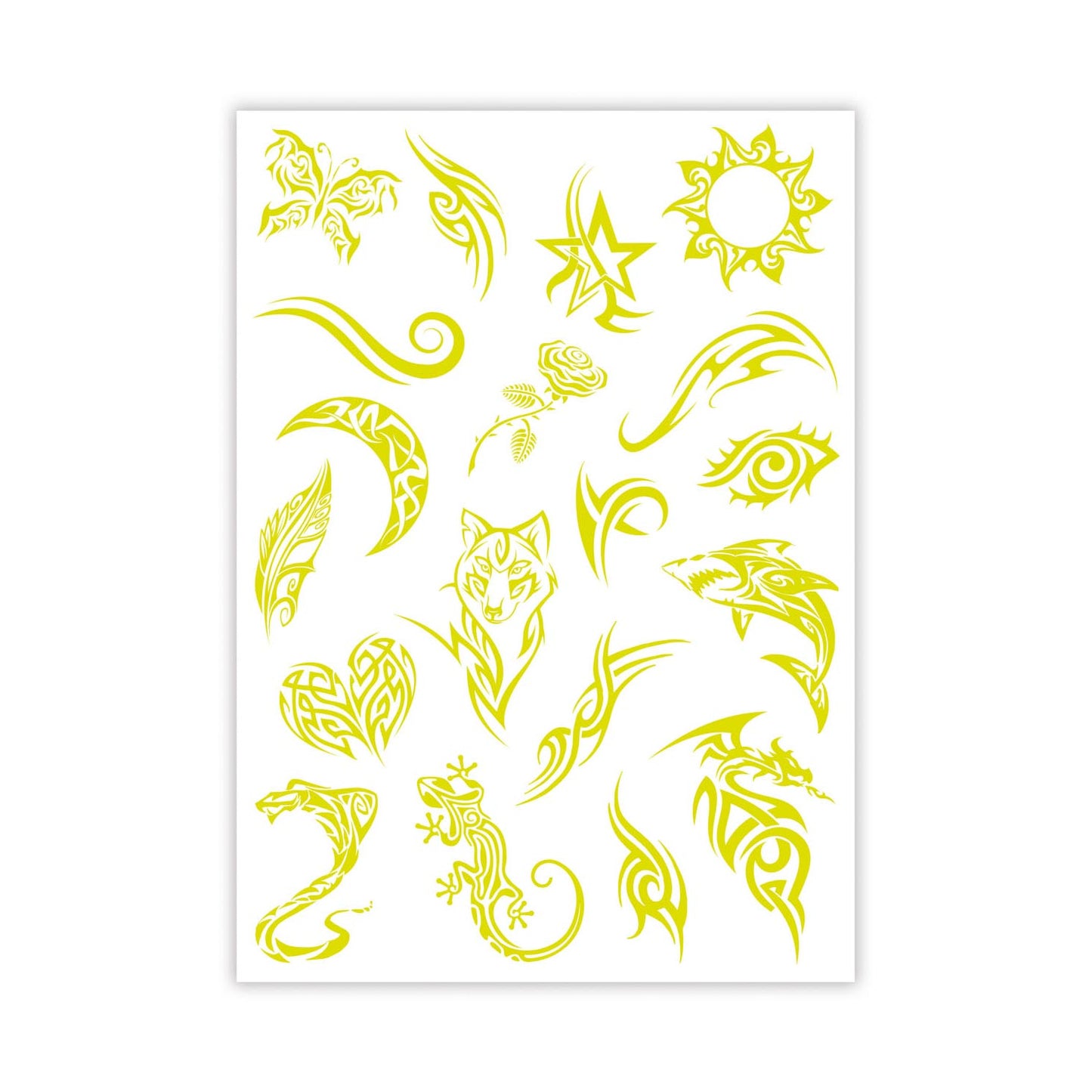 Clementoni crazy chic - urban tattoos glow in the dark