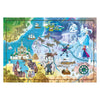 Clementoni Wereldkaart Puzzel Frozen, 1000st.