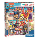 Clementoni Puzzel PAW Patrol, 2x60st. - afbeelding 1