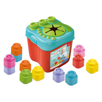 Clementoni Baby Clemmy Sensory Emmer met Blokken