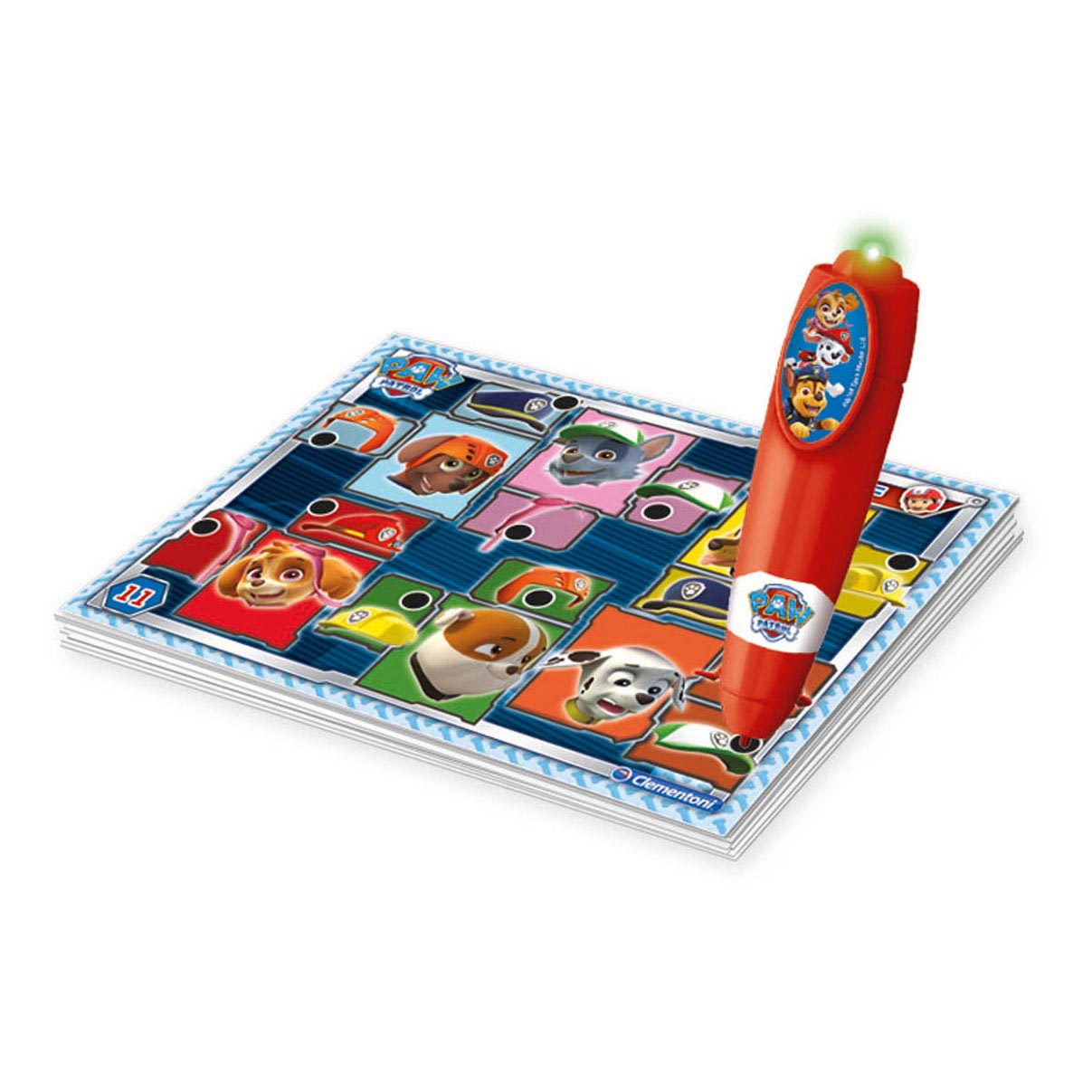 Clementoni spelend leren - interactieve pen paw patrol - meer dan 200 educatieve quizzen - educatief speelgoed 3-6 jaar