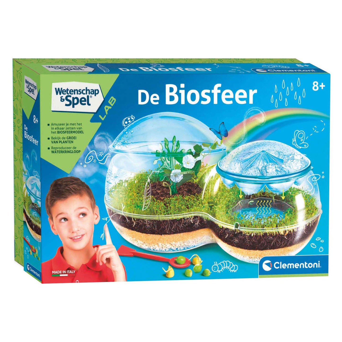 Clementoni wetenschap spel - de biosfeer - experimenteerdoos - wetenschapslab - vanaf 8 jaar