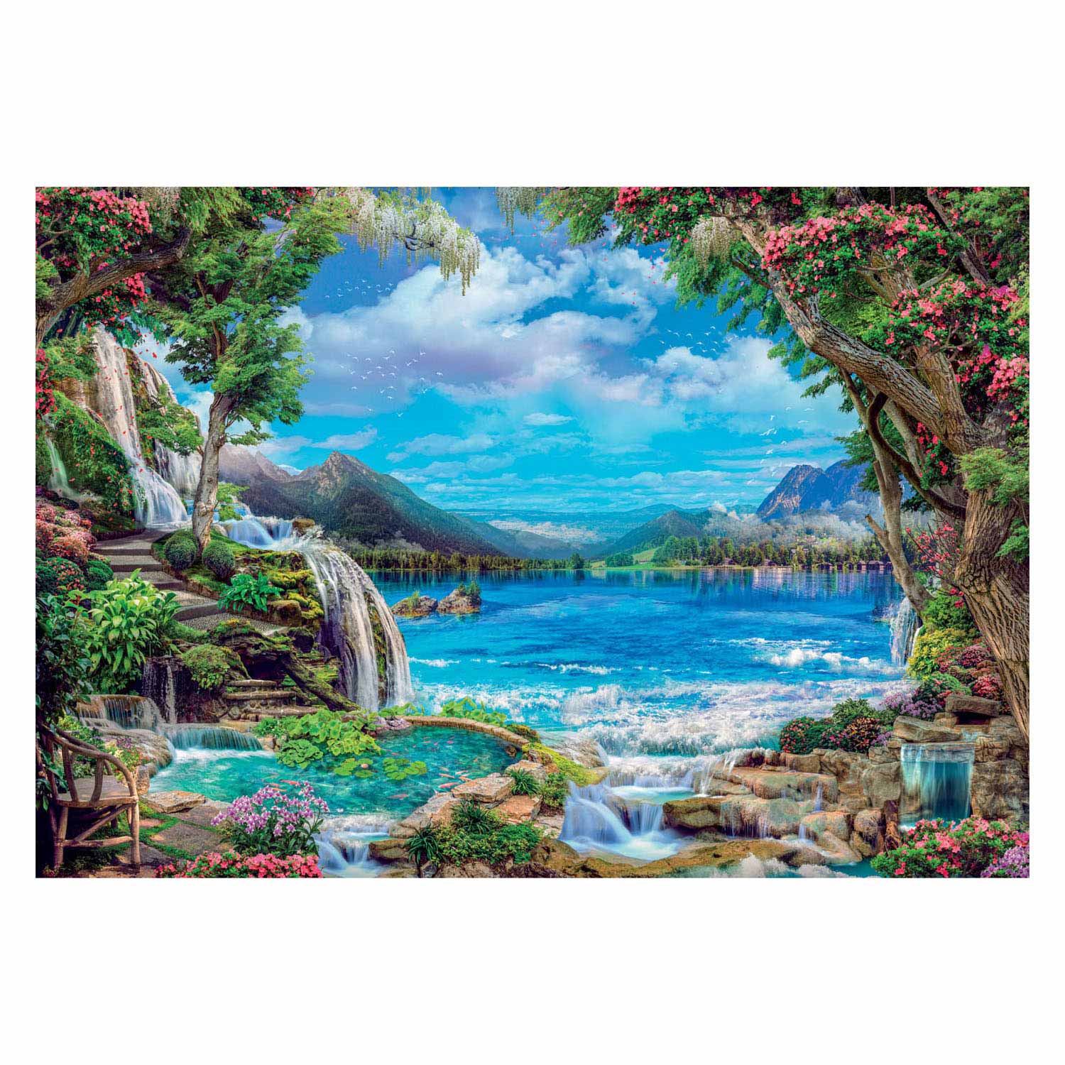 Clementoni legpuzzel paradise on earth, 2000st.
